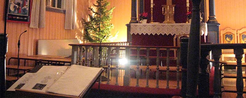 Christmas pre-concert light and hope (Malangen kirke, Mortenhals, Norway)